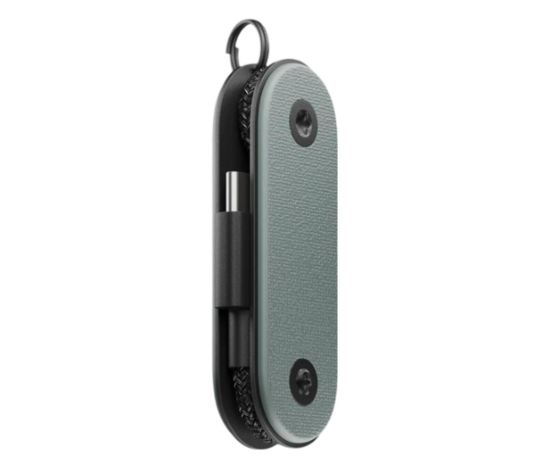 Native Union Pocket Cable USB-C - USB-C slate green - 1275935 - zdjęcie 2